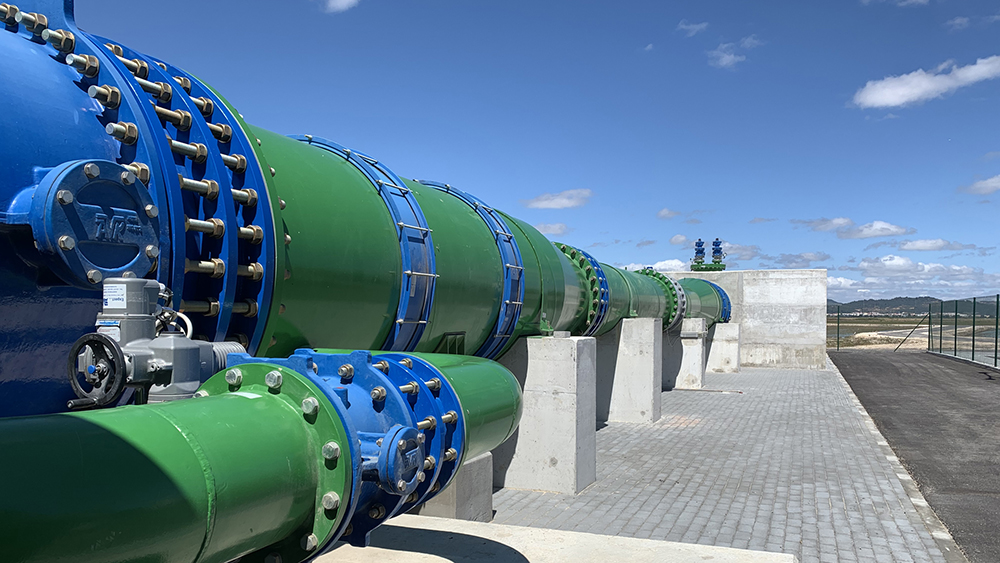 AVK products installed in the irrigation system of Galés Portugal